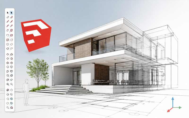 SketchUP 草图大师 软件界面预览